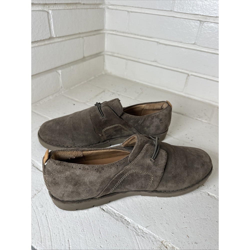 CLARKS ARTISAN BROWN SUEDE UNSTRUCTURED SHOES SIZE‎ 11